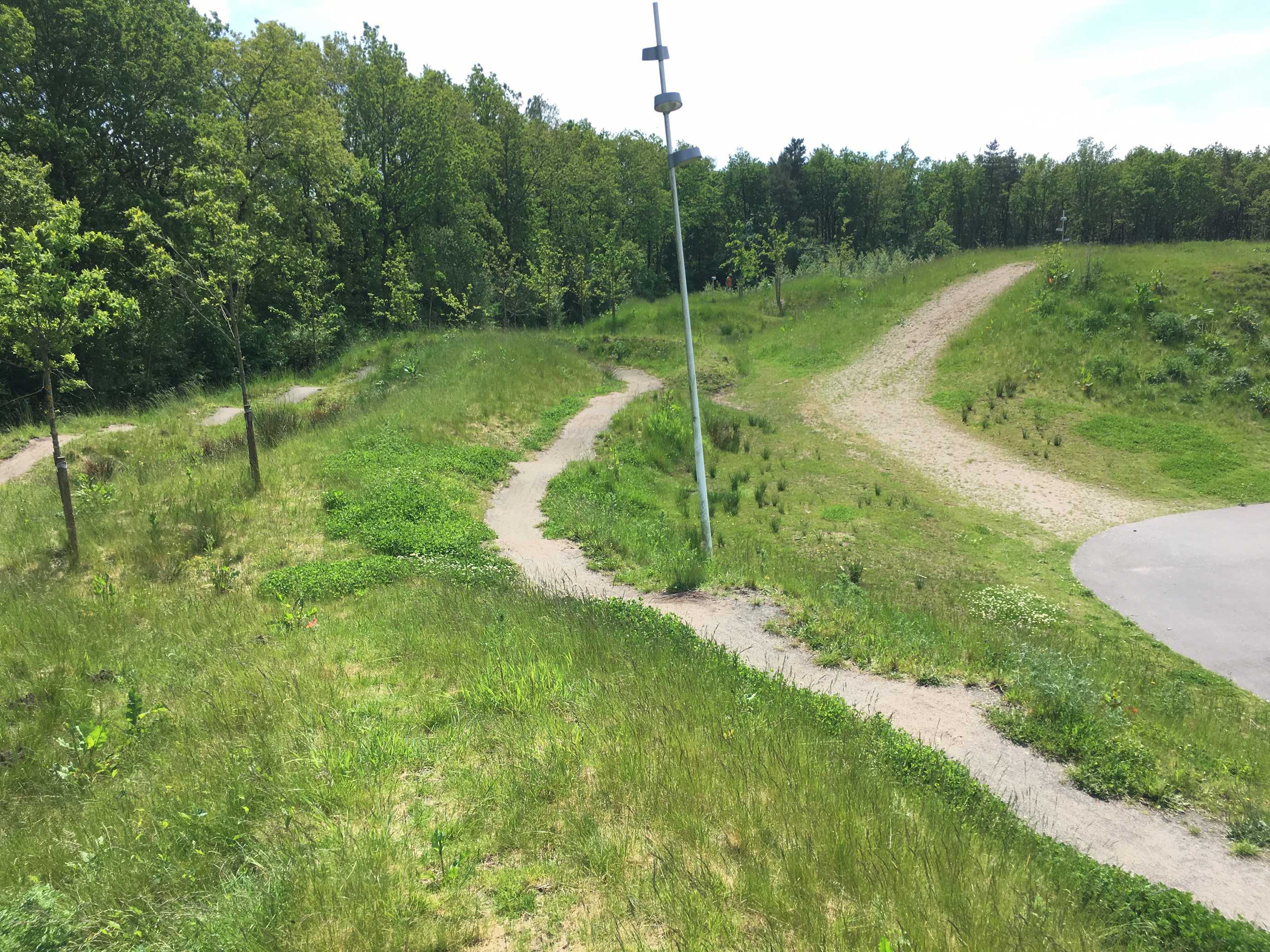 Mountainbike bane ved siden af Hjertet